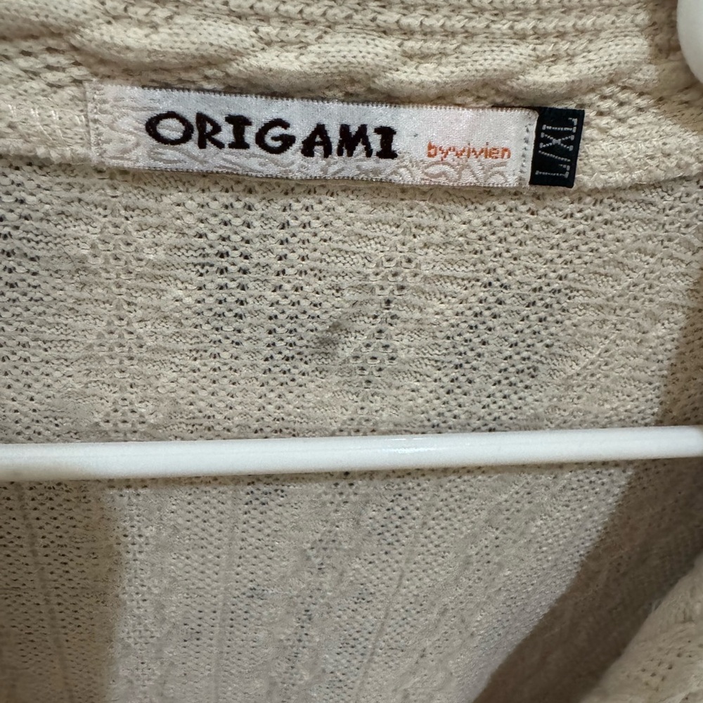 Origami Beige Leopard Print Lace Panel Dress - Picture 4 of 6
